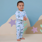 Snuggle Hunny Blue Ocean Organic Growsuit