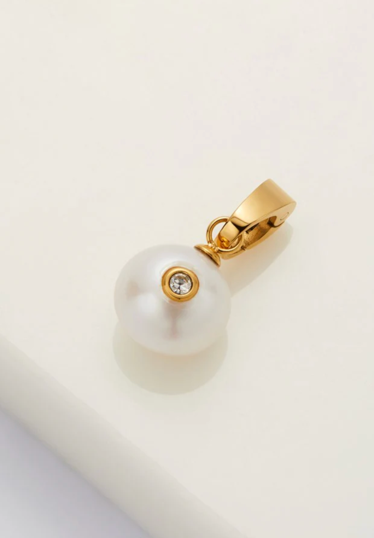 Zafino Pearl & Crystal Charm