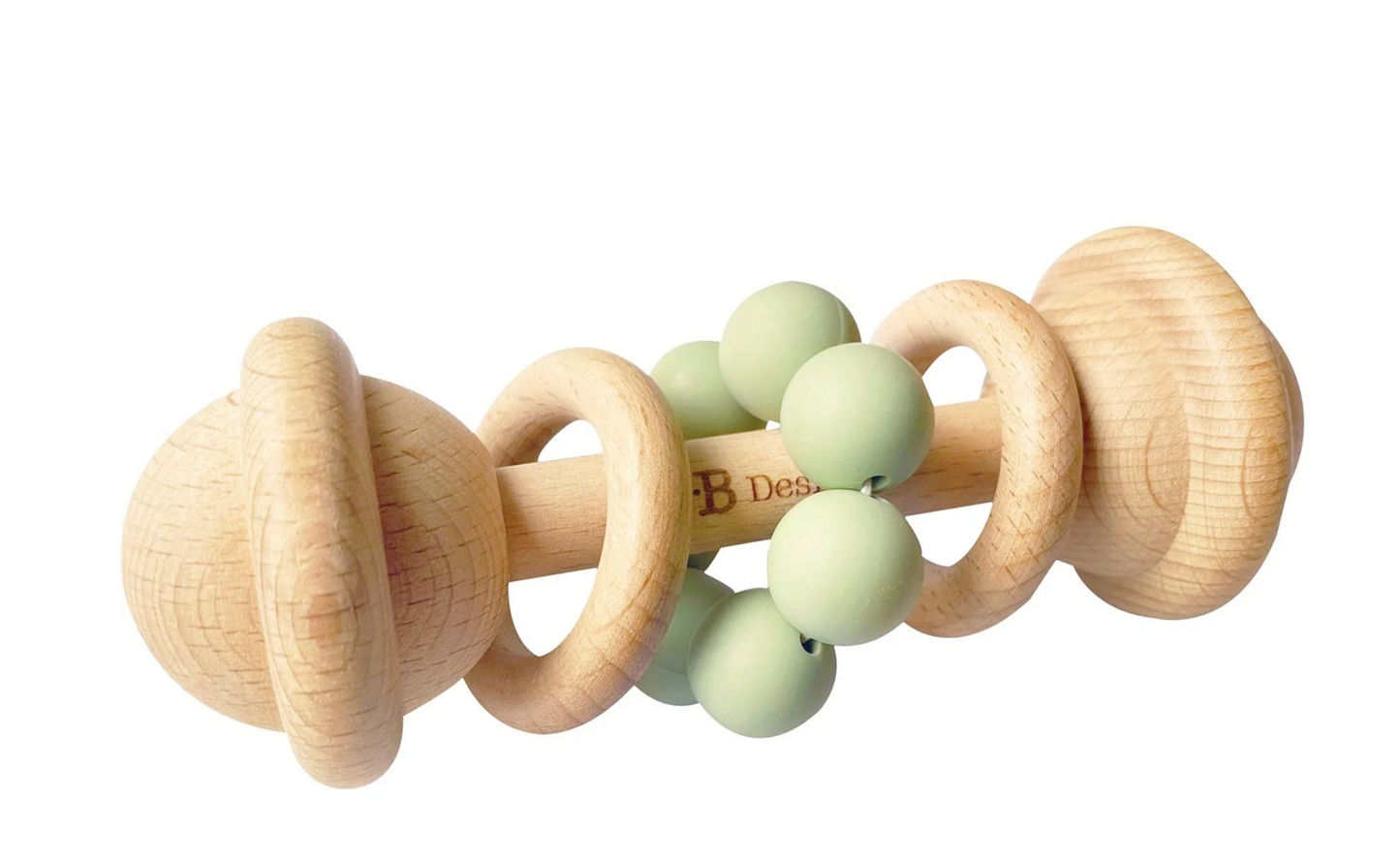 OB Designs Wooden Rattle