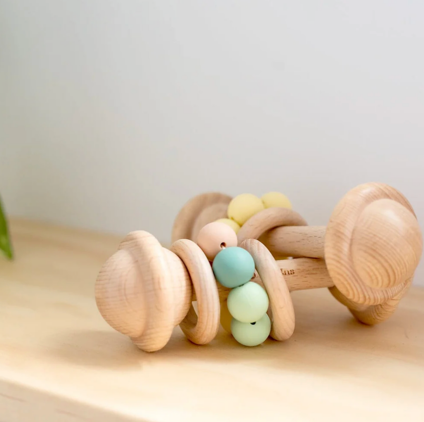 OB Designs Wooden Rattle