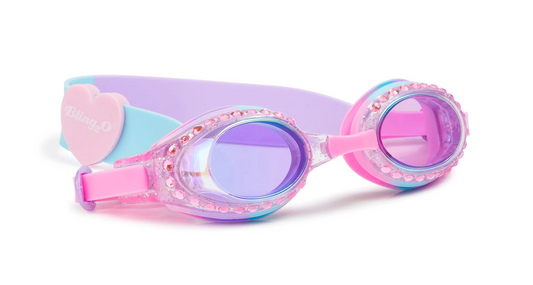 Bling2o Classic Bubblegum Blue Swim Goggles