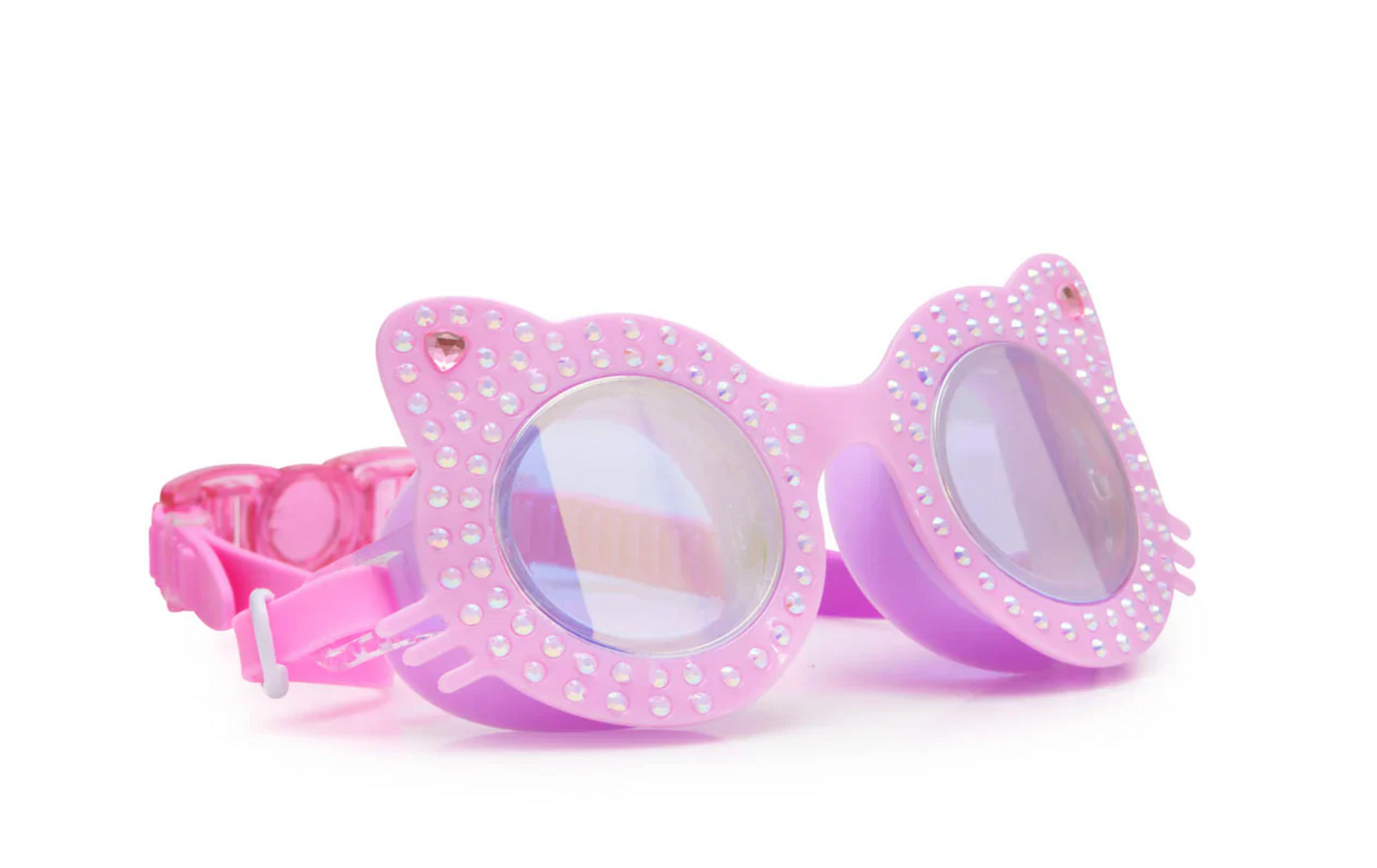 Bling2o Kitten Pawprint Pink Swim Goggles