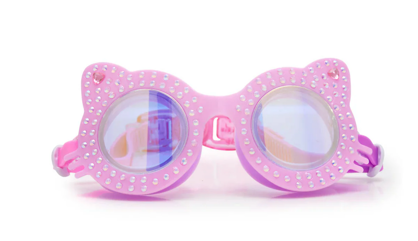 Bling2o Kitten Pawprint Pink Swim Goggles