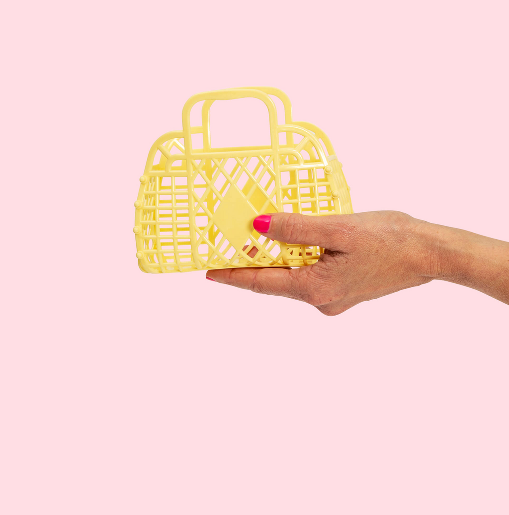 Sun Jellies Mini Retro Basket Jelly Bag