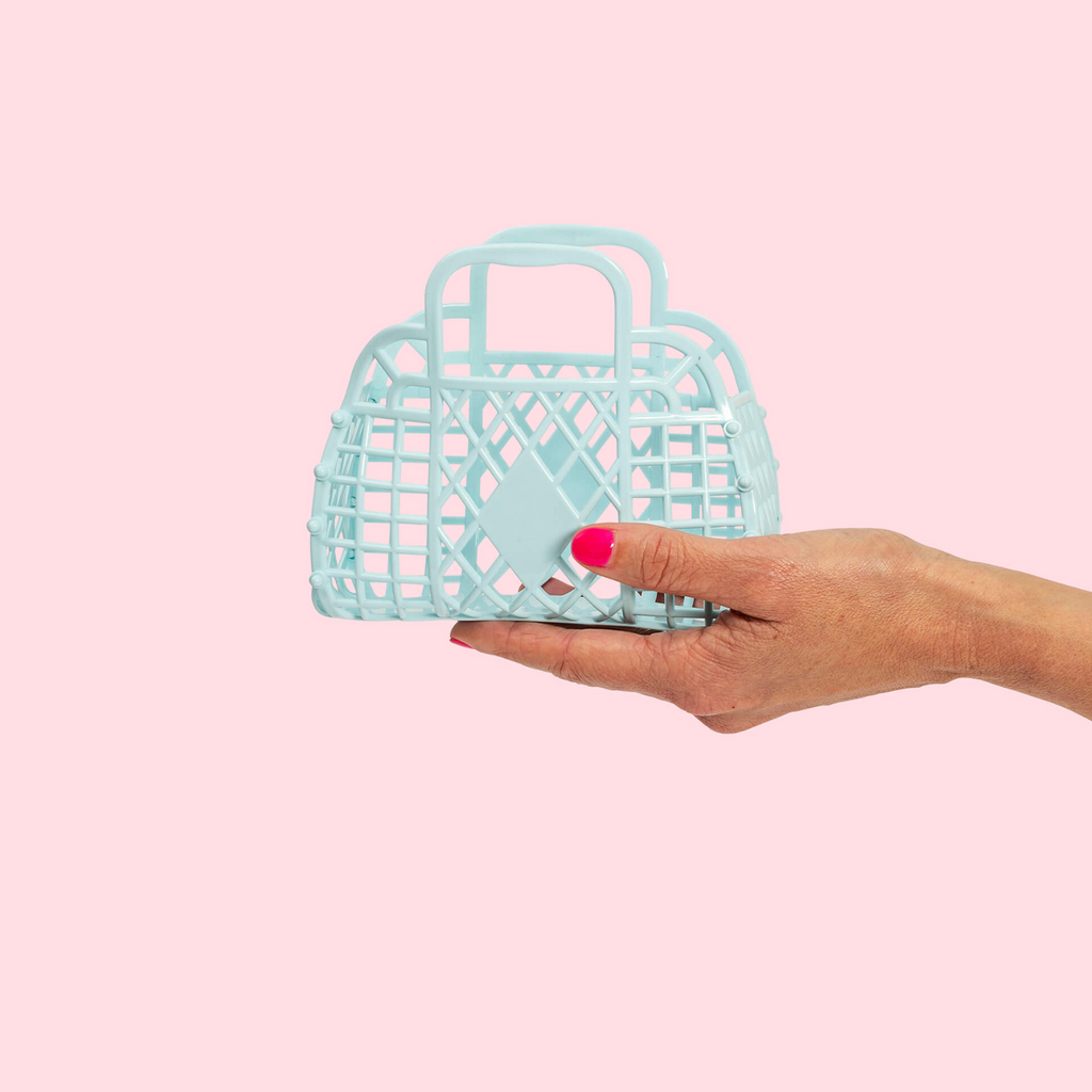Sun Jellies Mini Retro Basket Jelly Bag
