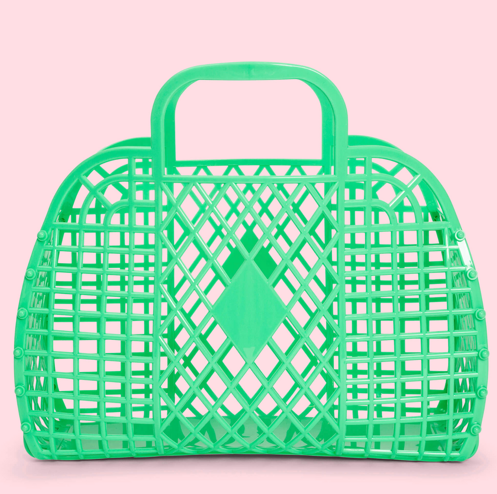 Sun Jellies Large Retro Basket Jelly Bag