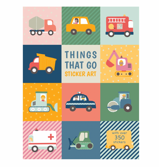 Lake Press Sticker Art Book - Things that Go