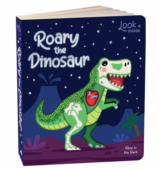 Lake Press Chunky Look Inside Book - Roary the Dinosaur