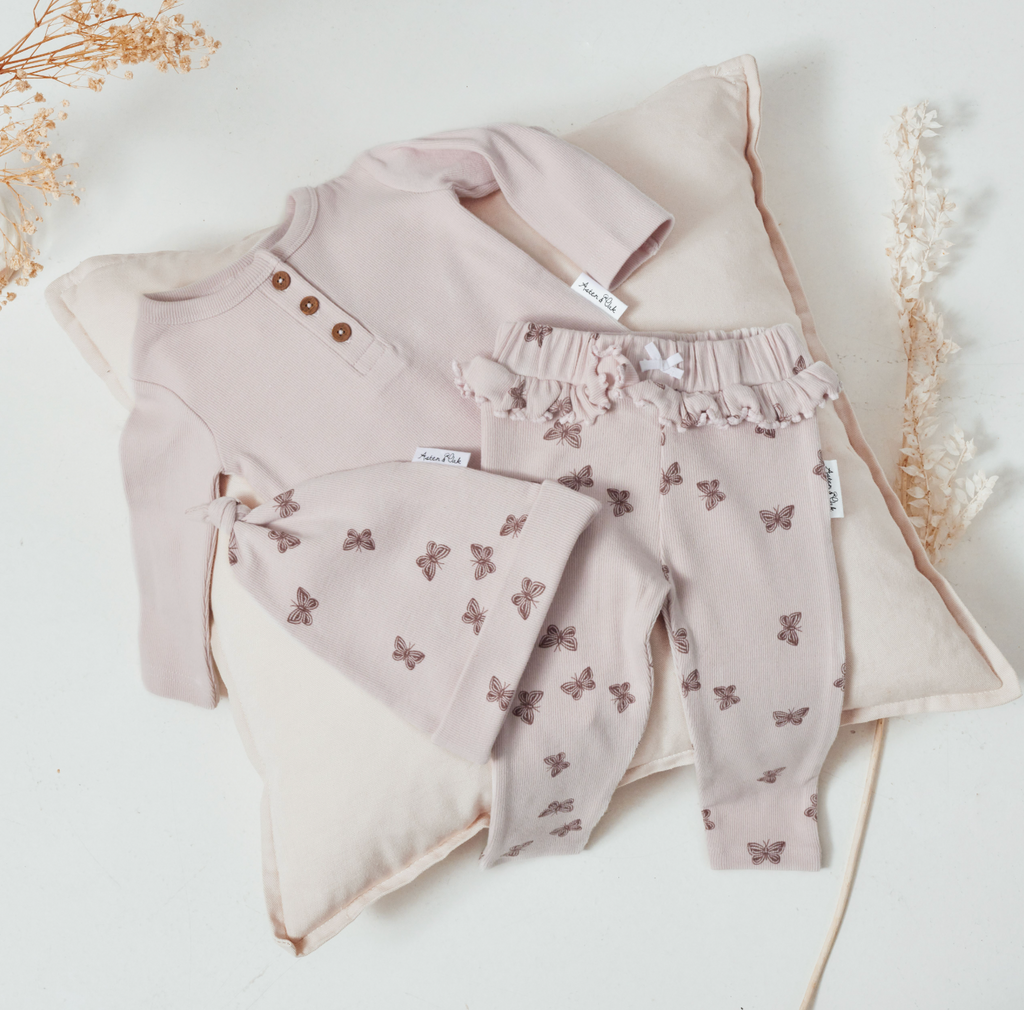 Aster & Oak Butterfly Rib Leggings