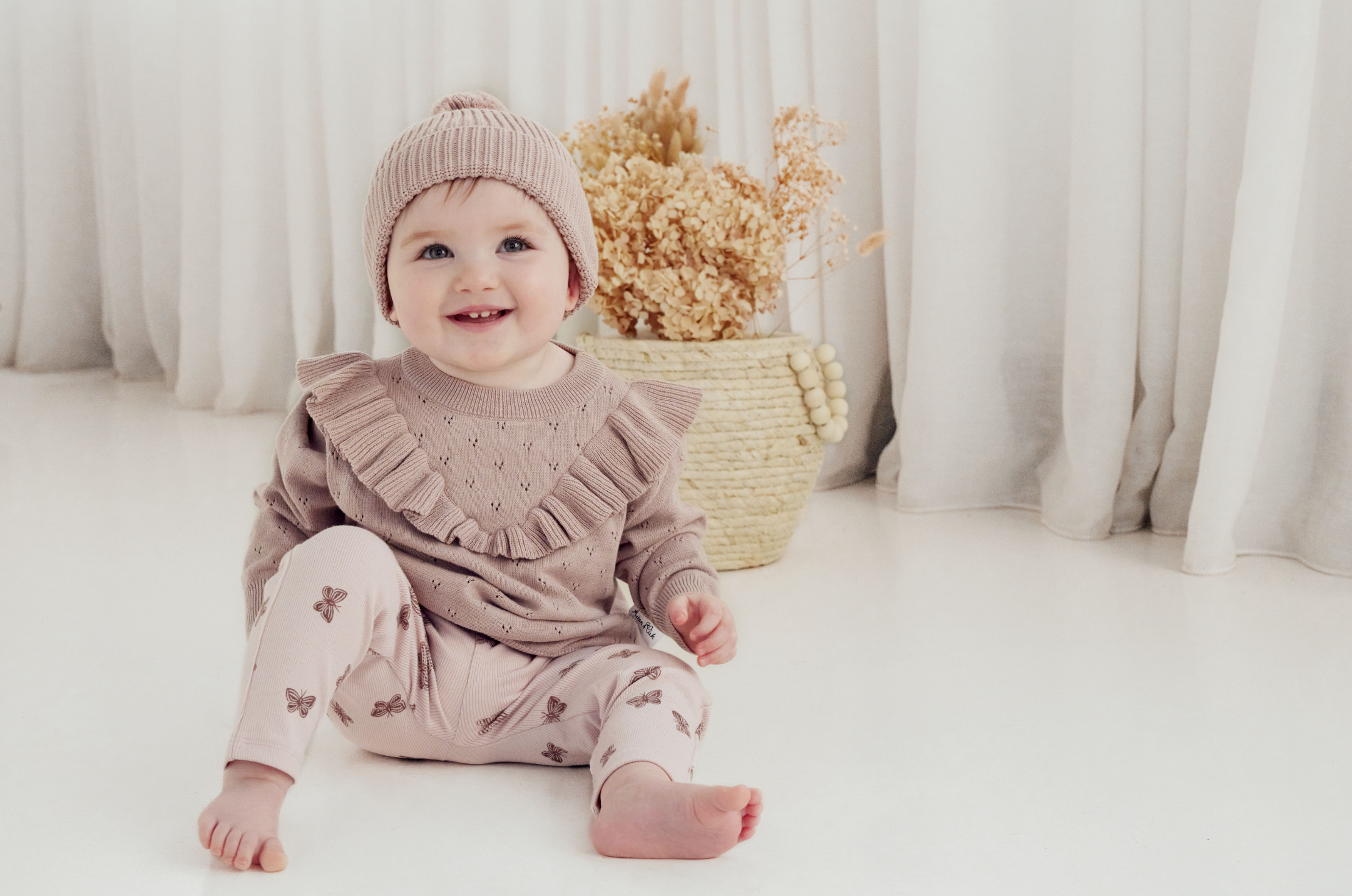 Aster & Oak Butterfly Rib Leggings