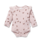 Aster & Oak Butterfly Rib Flutter Onesie