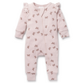 Aster & Oak Butterfly Rib Zip Romper