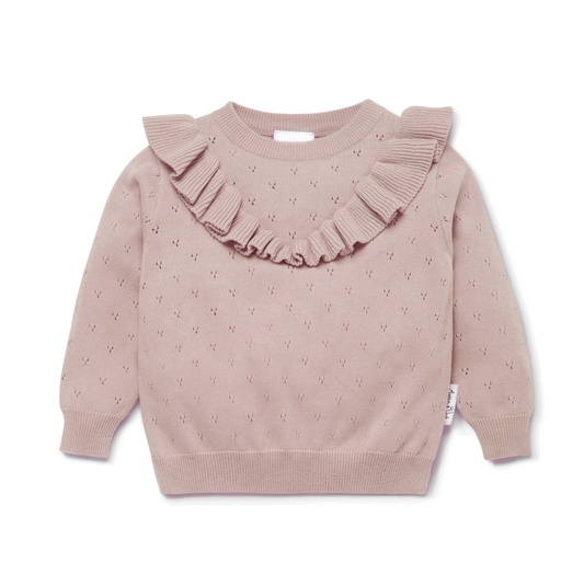 Aster & Oak Wild Rose Knit Jumper