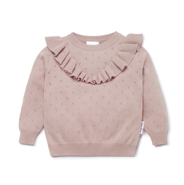 Aster & Oak Wild Rose Knit Jumper