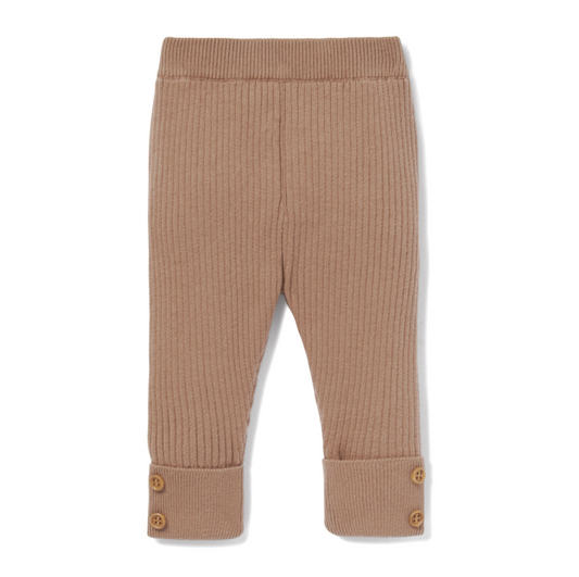 Aster & Oak Cocoa Knit Rib Legging