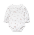 Aster & Oak Posie Floral Flutter Onesie