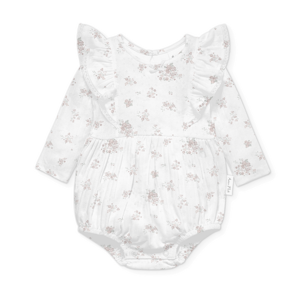 Aster & Oak Posie Floral Bubble Romper