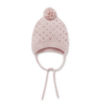 Aster & Oak Rose Blush Knit Bonnet