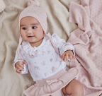 Aster & Oak Rose Blush Knit Bloomers