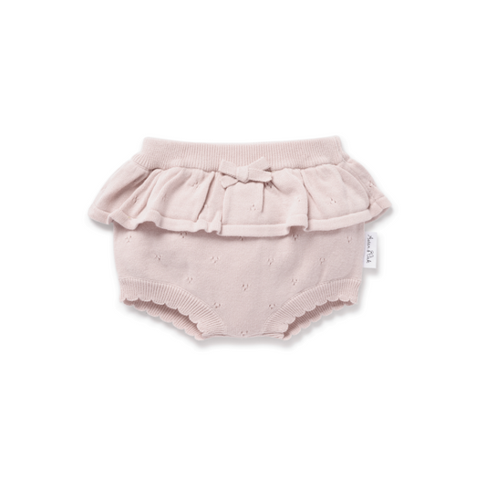 Aster & Oak Rose Blush Knit Bloomers