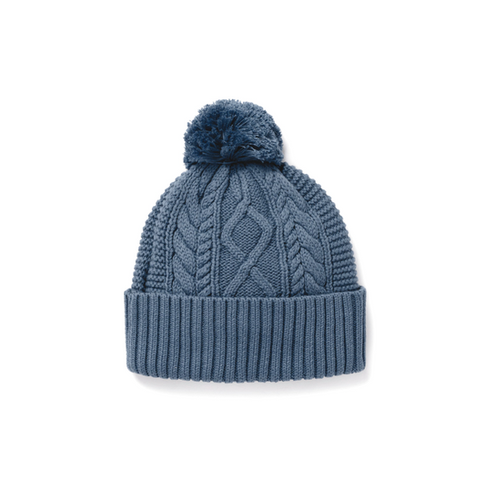 Aster & Oak Bluestone Cable Knit Beanie