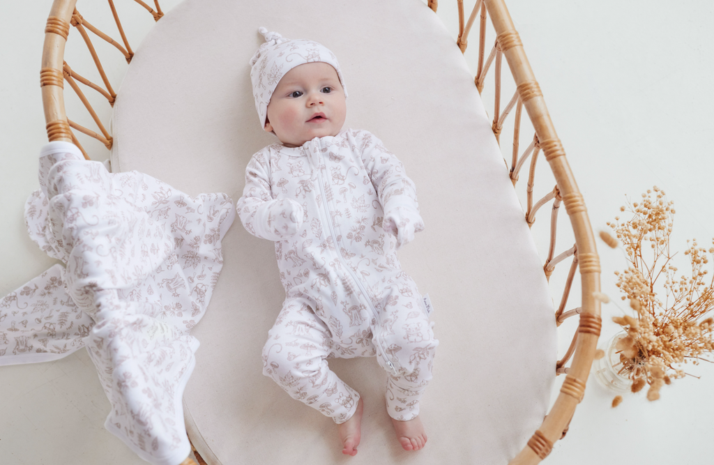 Aster & Oak Woodland Zip Romper