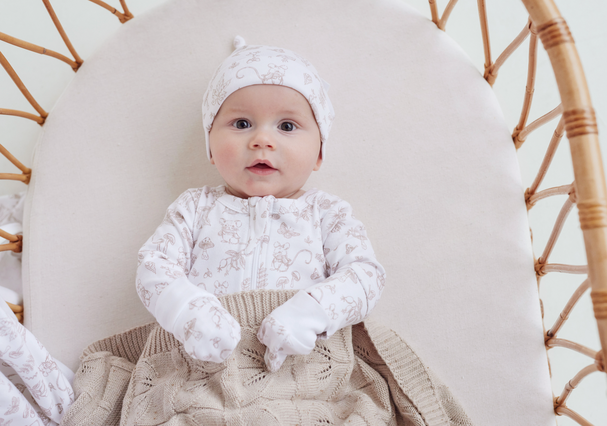 Aster & Oak Woodland Zip Romper