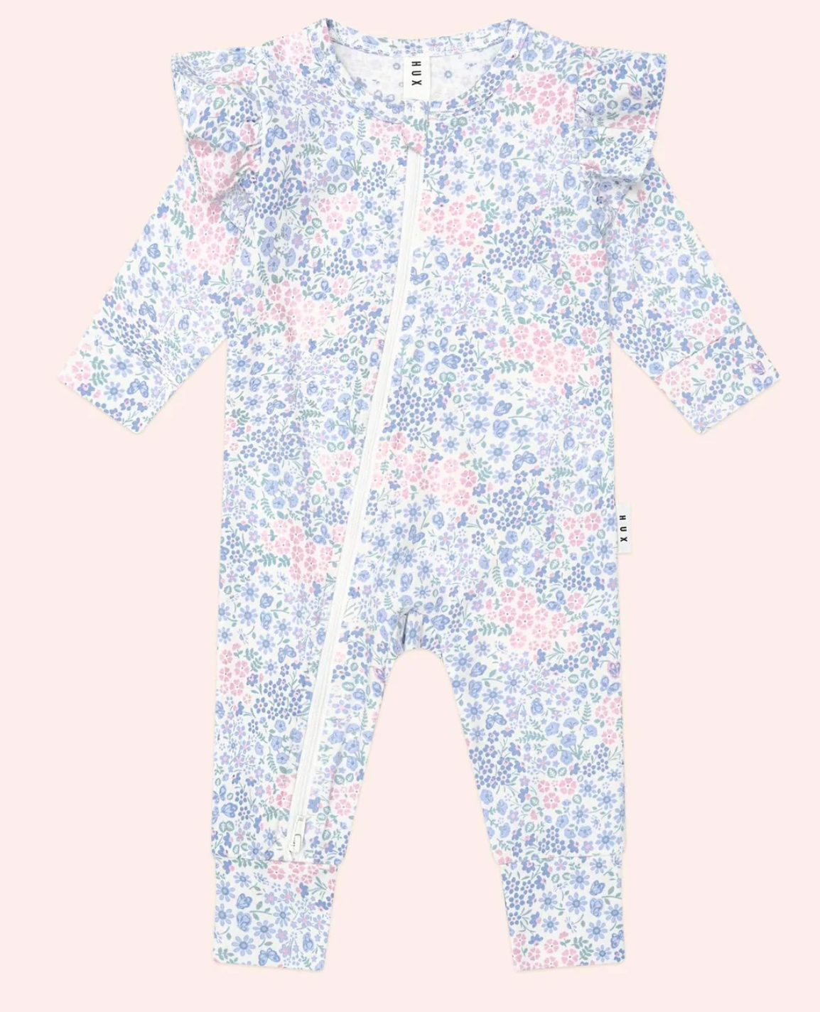 Huxbaby Flower Garden Frill Romper