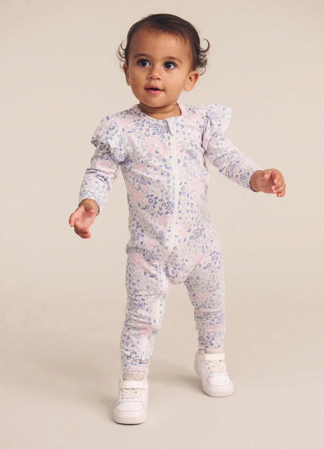 Huxbaby Flower Garden Frill Romper