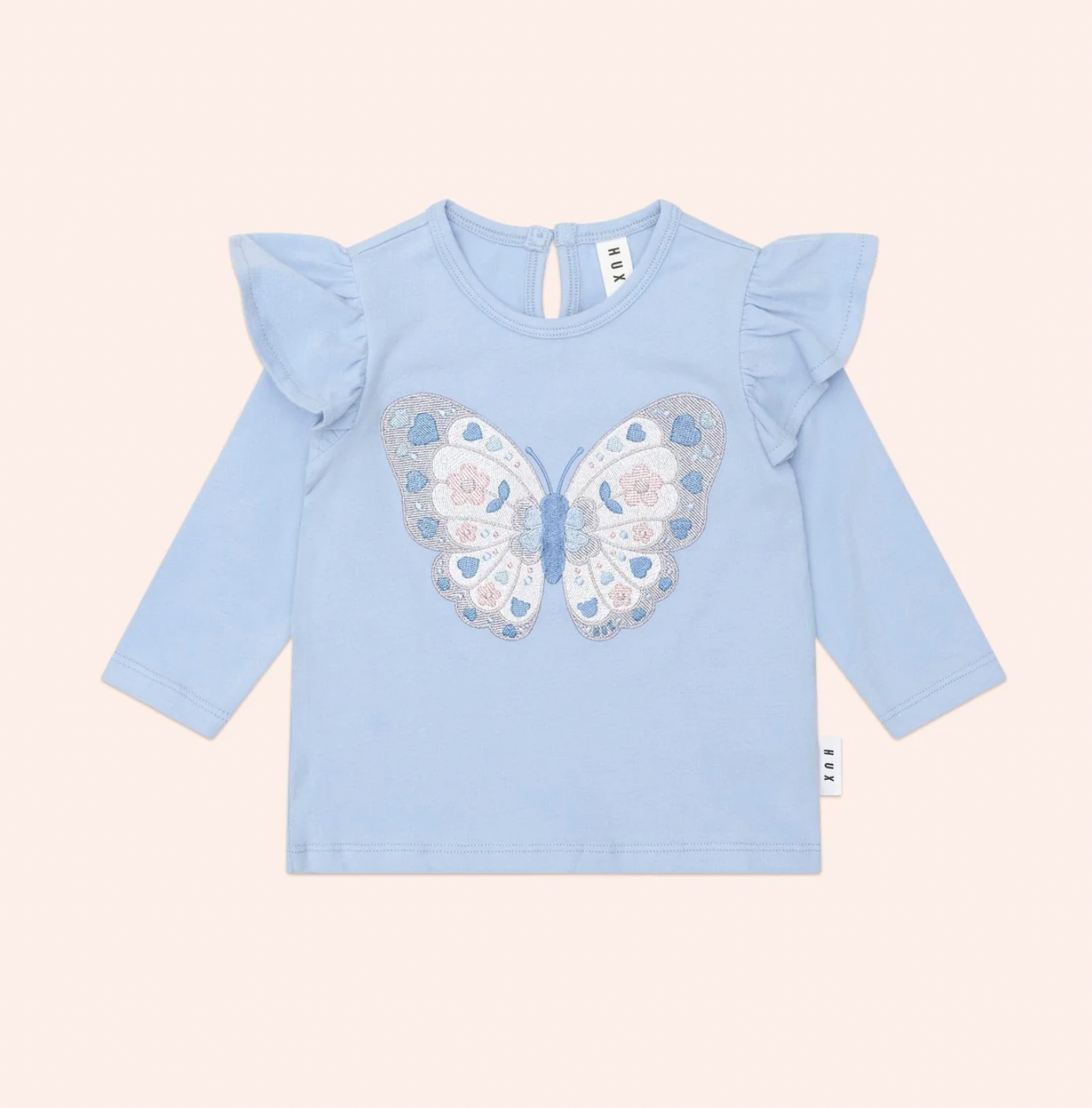 Huxbaby Butterfly Frill Top