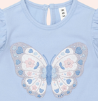 Huxbaby Butterfly Frill Top