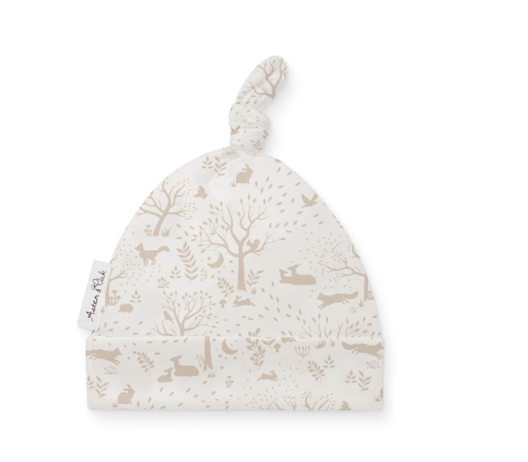 Aster & Oak Woodland Ditsy Knot Hat