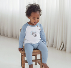 Aster & Oak Dawn Blue Harem Pants