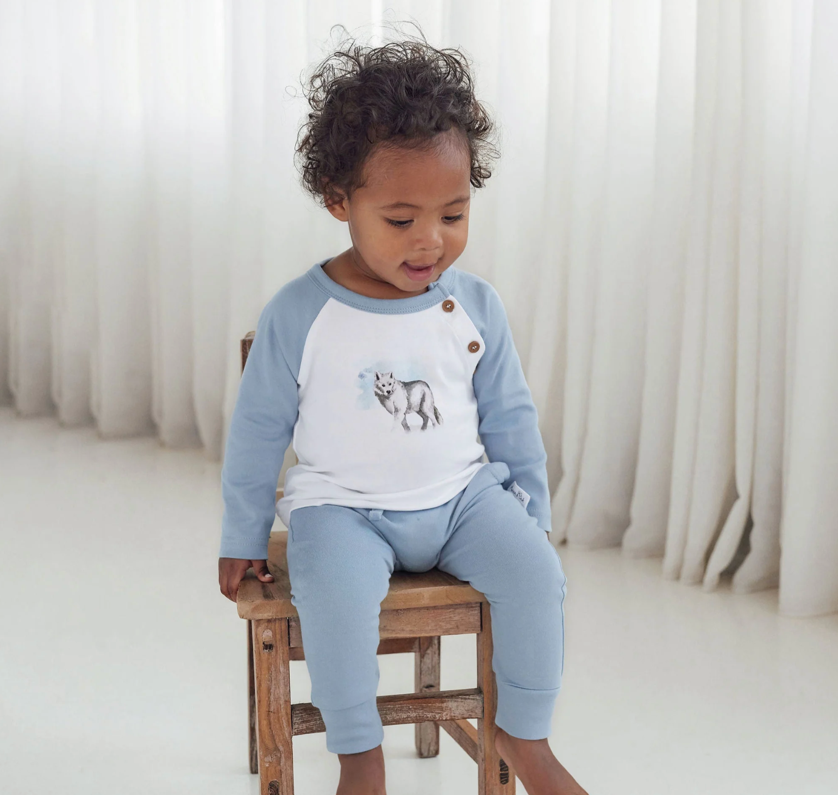 Aster & Oak Dawn Blue Harem Pants