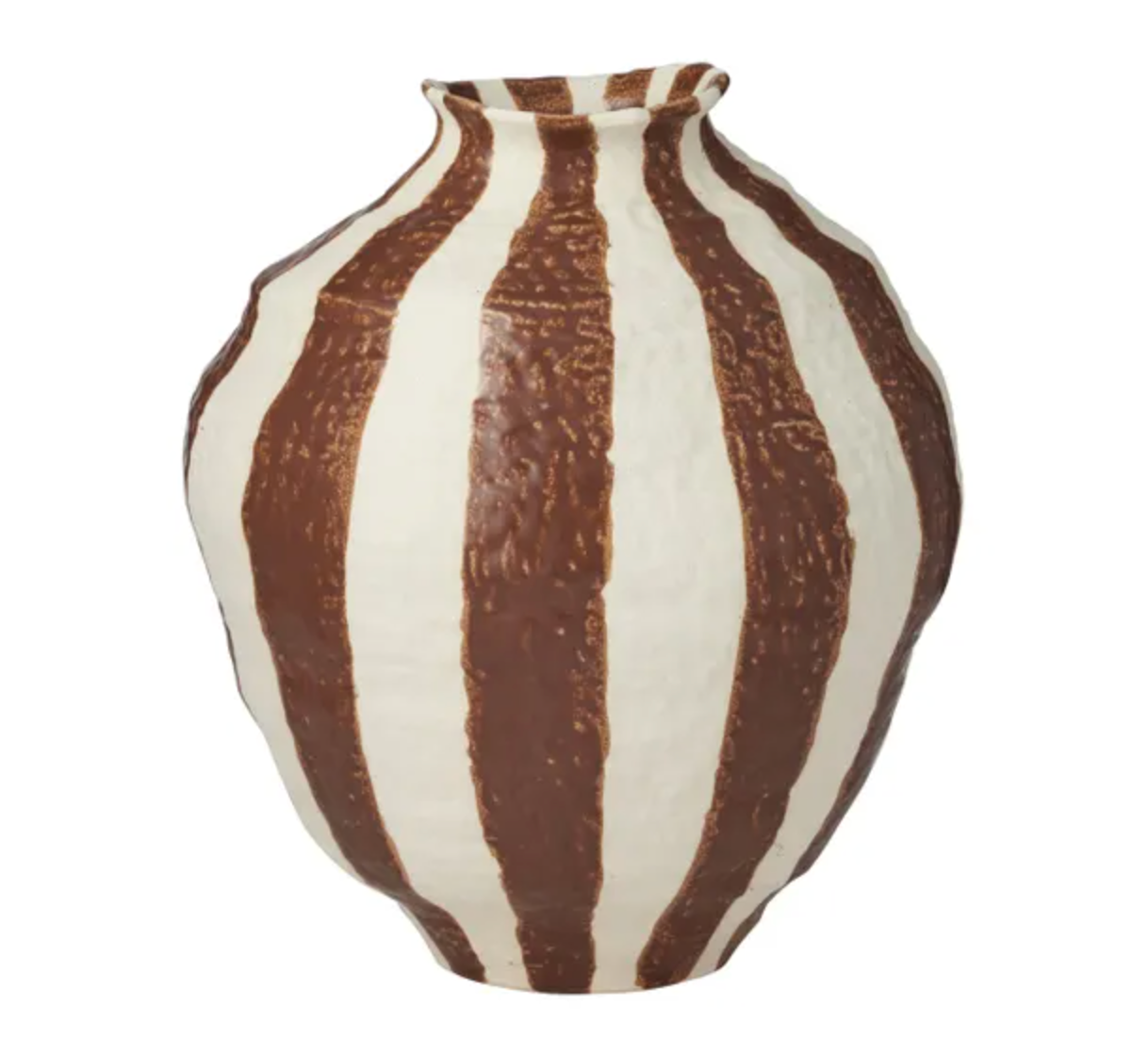 Coast to Coast Rayas Ceramic Vase 33x38cm Tan