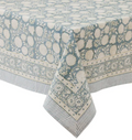 Coast to Coast Anjali Cotton Block Tablecloth 150x220cm