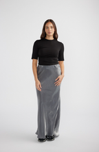 Ena Pelly Lola Metallic Maxi Skirt