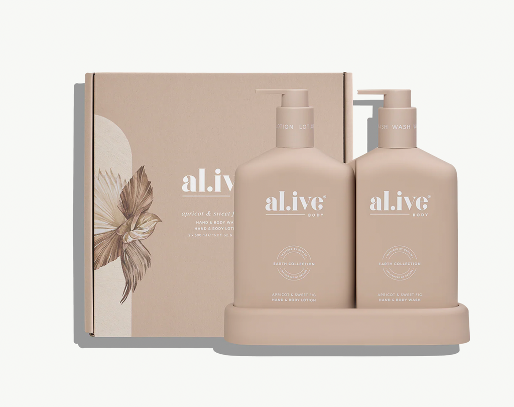 Al.ive Body Wash & Lotion Duo - Apricot & Sweet Fig