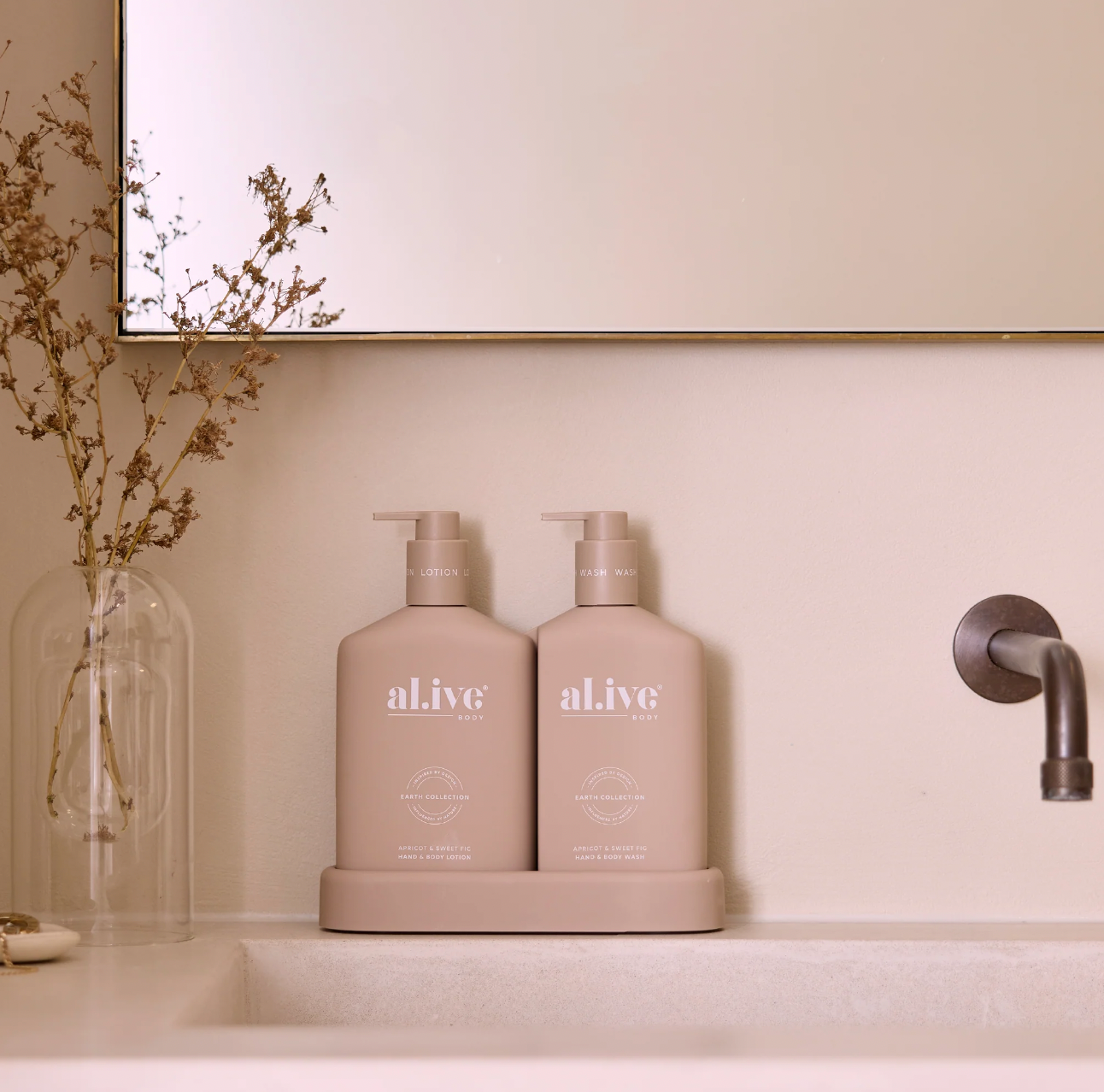 Al.ive Body Wash & Lotion Duo - Apricot & Sweet Fig