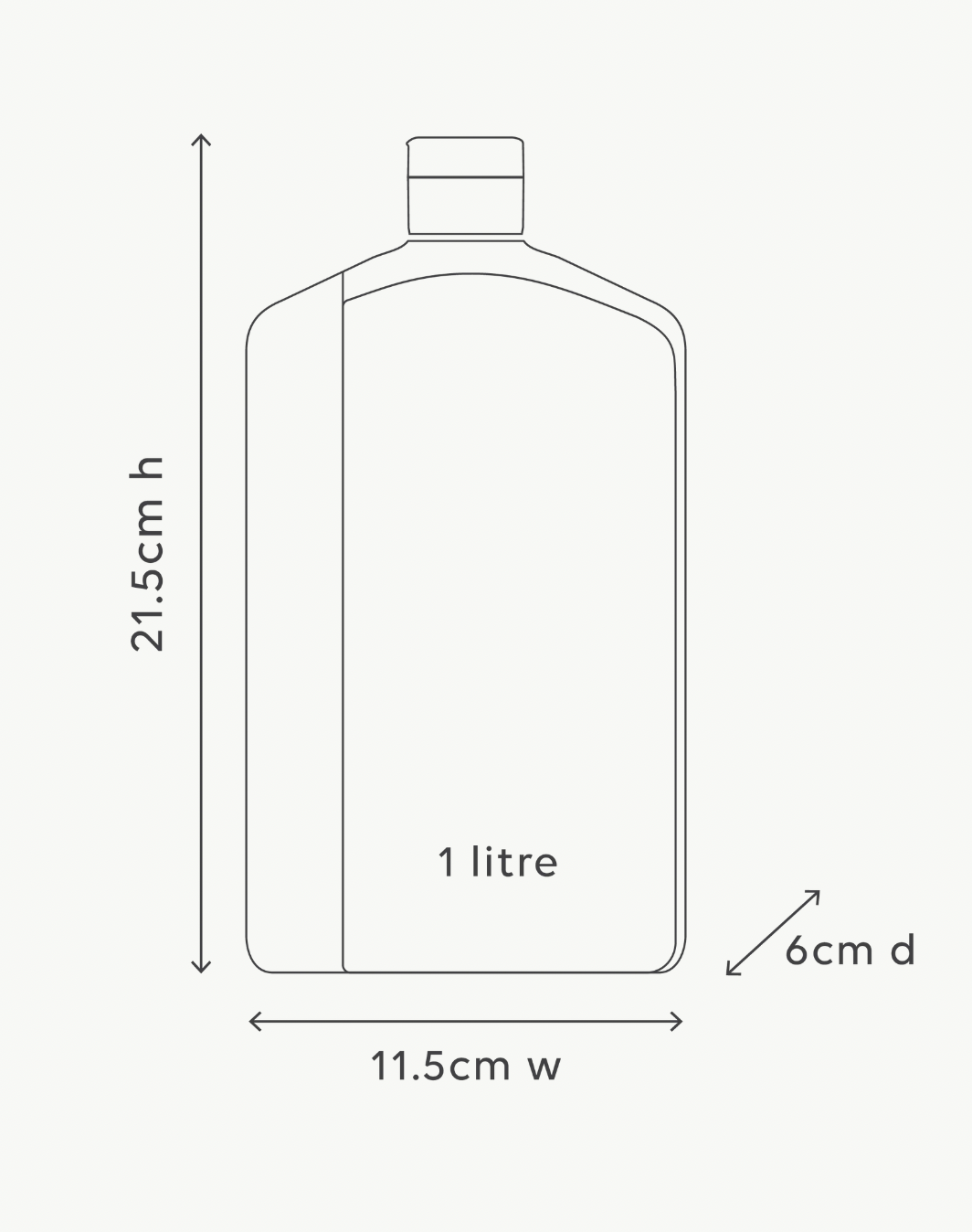 Al.ive Body 1L Wash Refill - Apricot & Sweet Fig