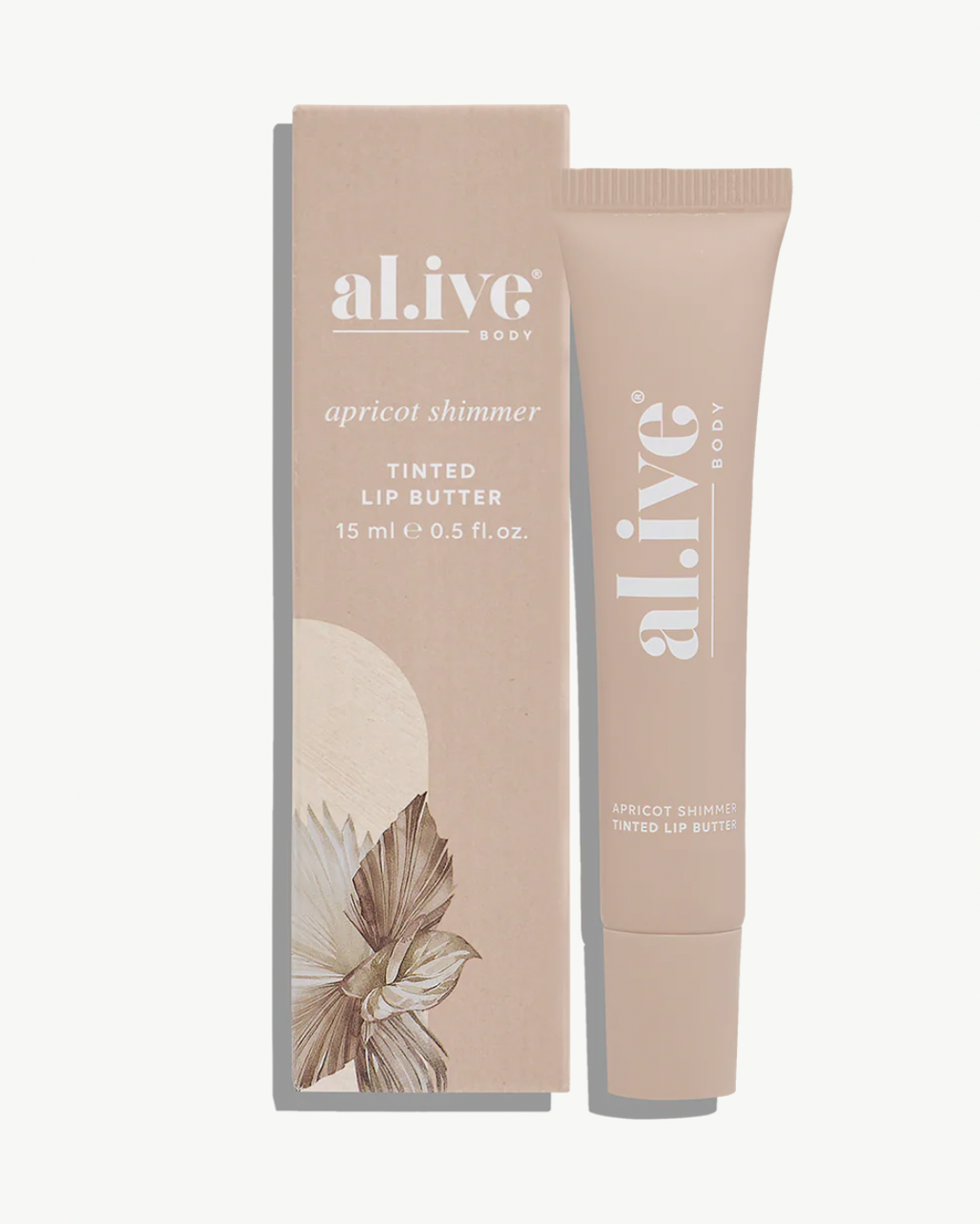 Al.ive Body Tinted Lip Butter - Apricot Shimmer