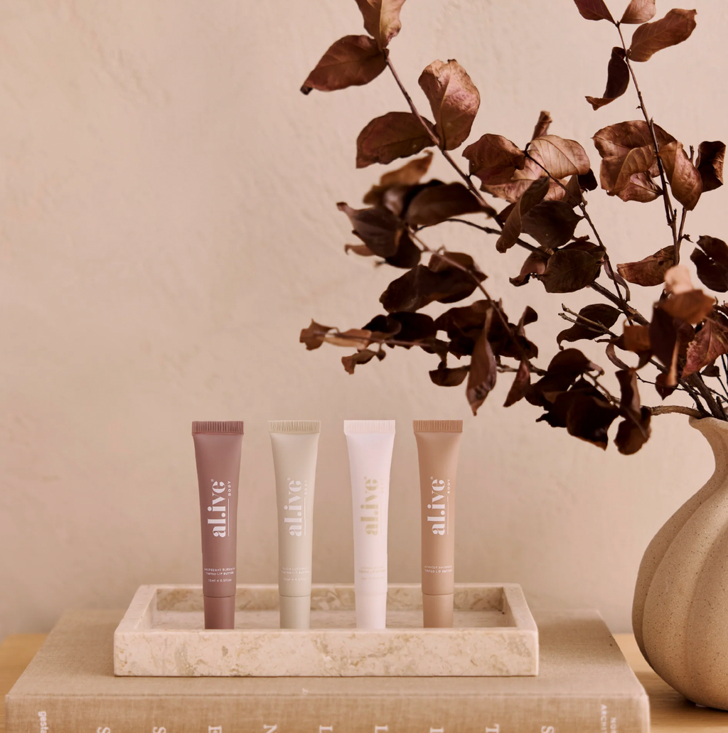 Al.ive Body Tinted Lip Butter - Apricot Shimmer