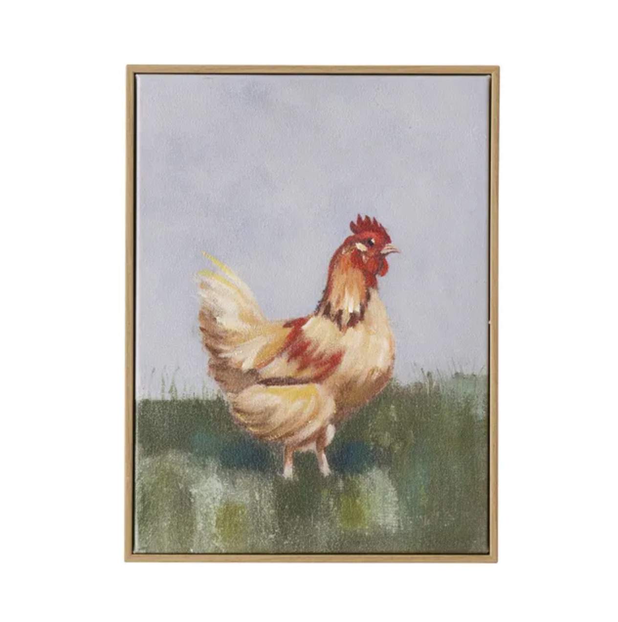 Coast to Coast Hen Oak Oil Painting 30x40cm