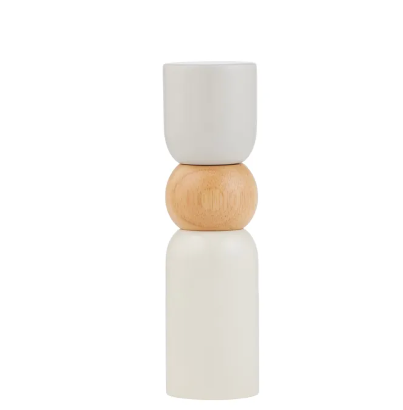 Coast to Coast Pisces Wood Salt & Pepper Grinder Taupe