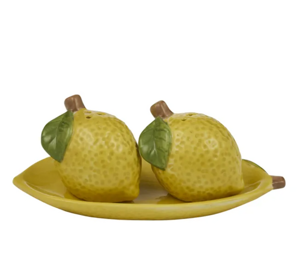 Coast to Coast Limone 3pc Ceramic Salt & Pepper Set