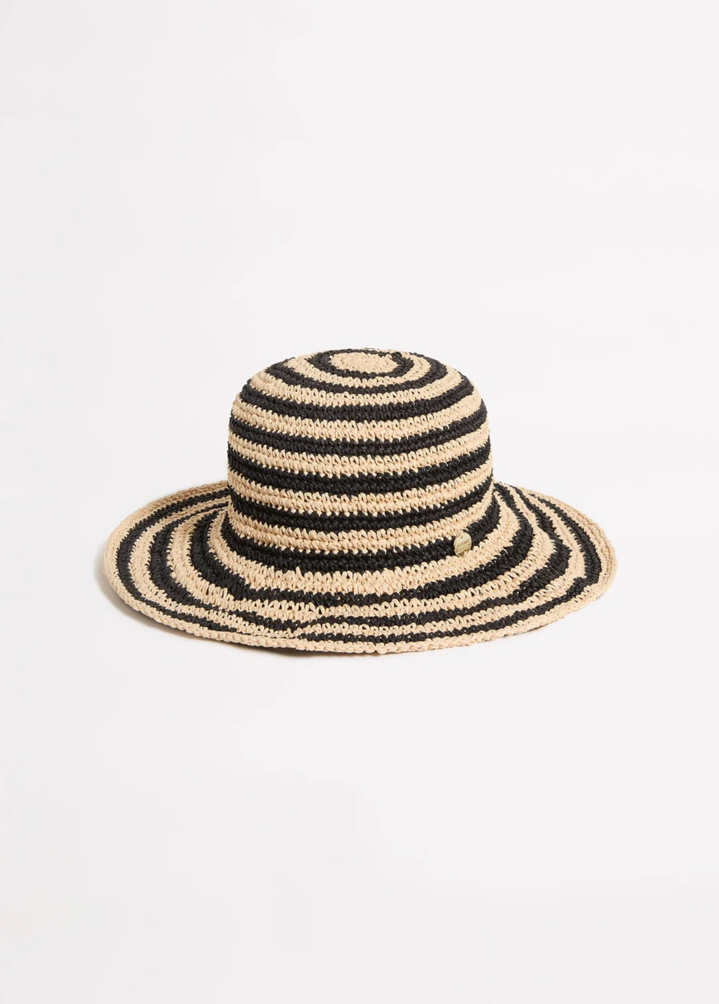 Seafolly Raffia Stripe Bucket Hat