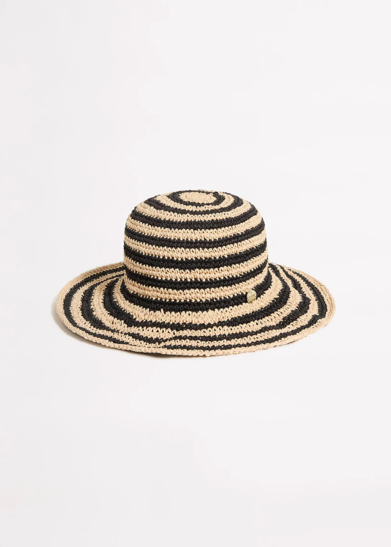 Seafolly Raffia Stripe Bucket Hat