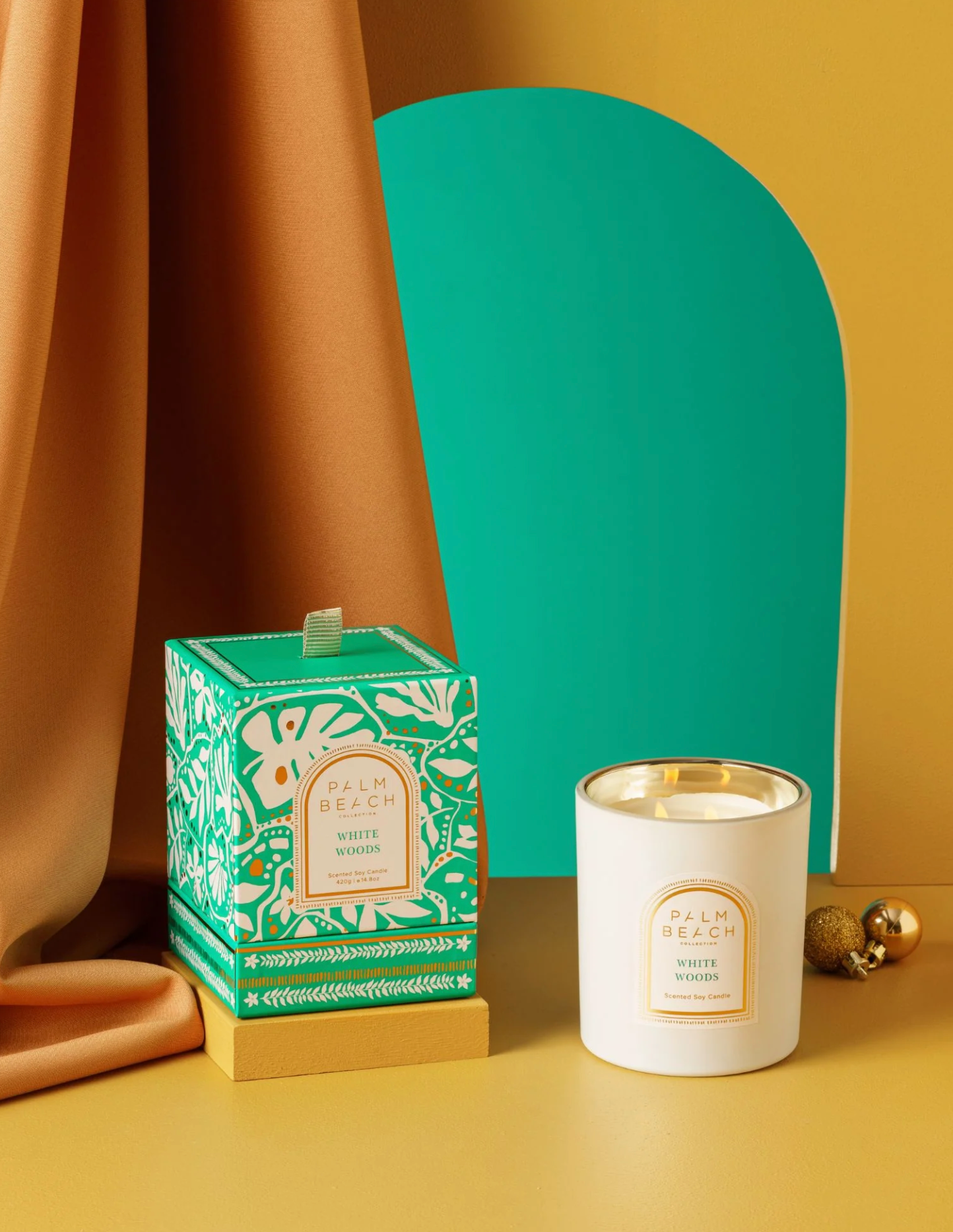 Palm Beach Collection White Woods Scented Candles 420g