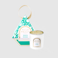 Palm Beach Collection White Woods Hanging Bauble Candle 50g