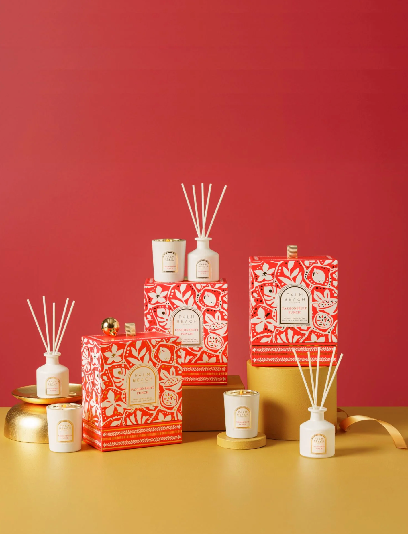 Palm Beach Collection Passionfruit Punch Mini Candle & Diffuser Set